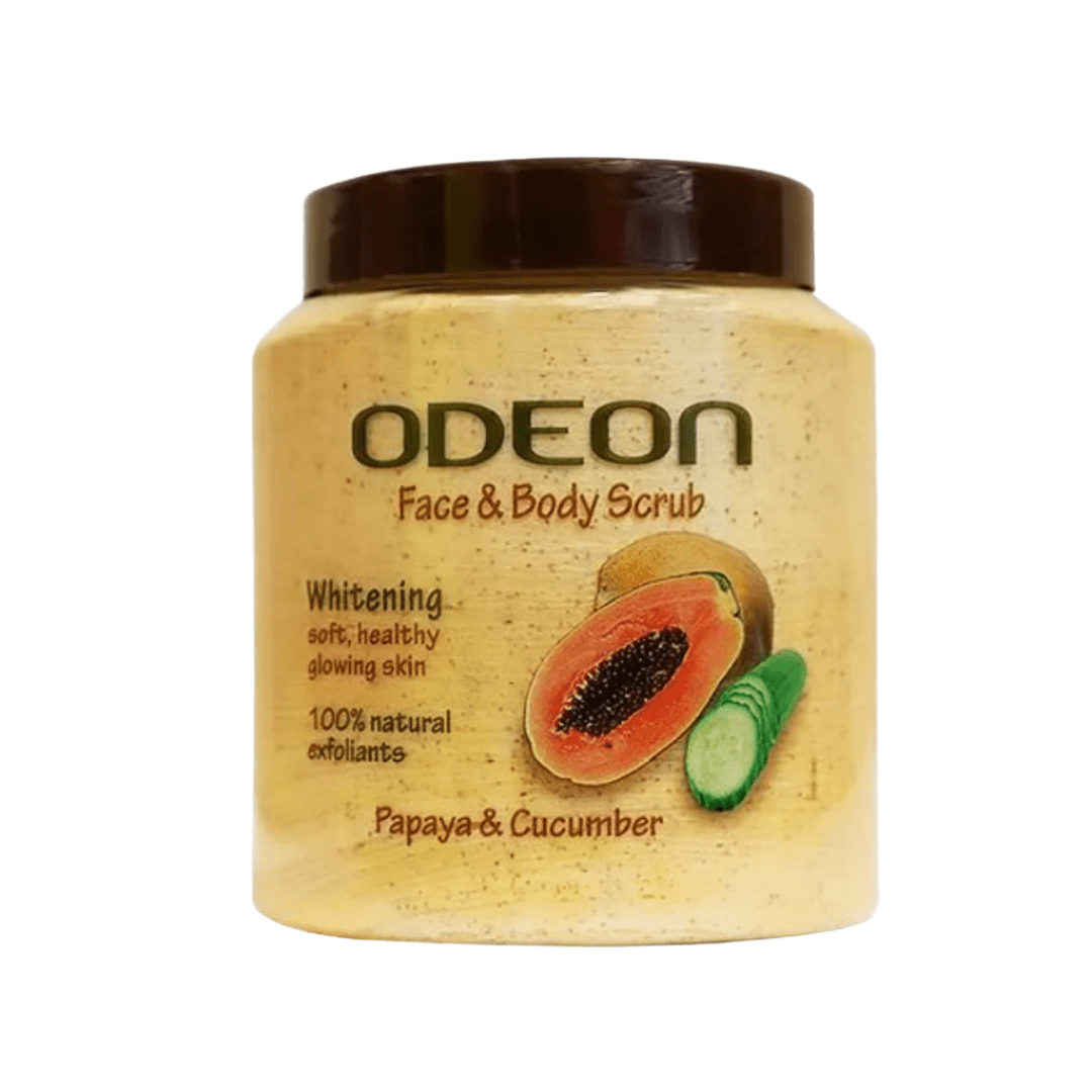 Look Alyfe Odeon Natural Papaya & Cucumber Face And Body Scrub - 500ml