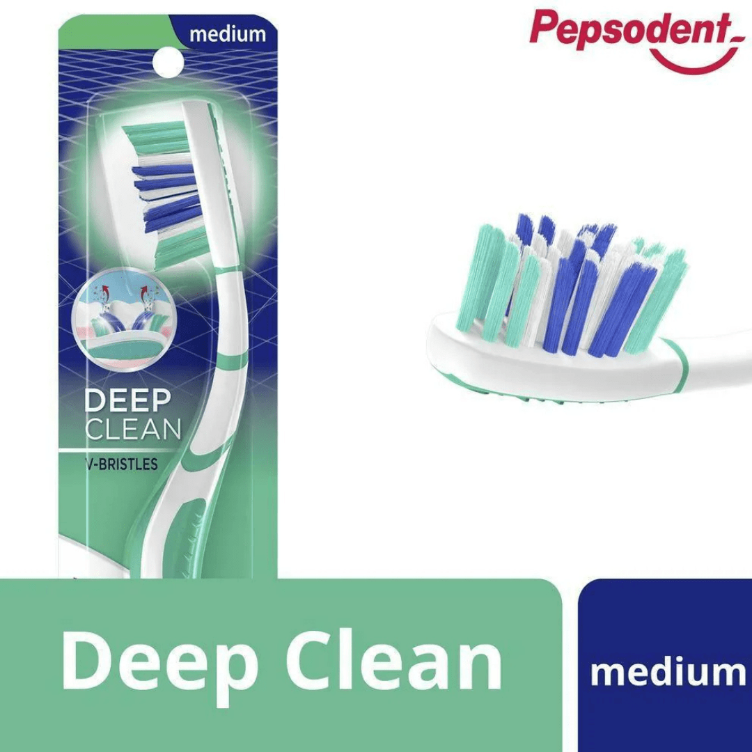 Look Alyfe Pepsodent Deep Clean Medium Toothbrush