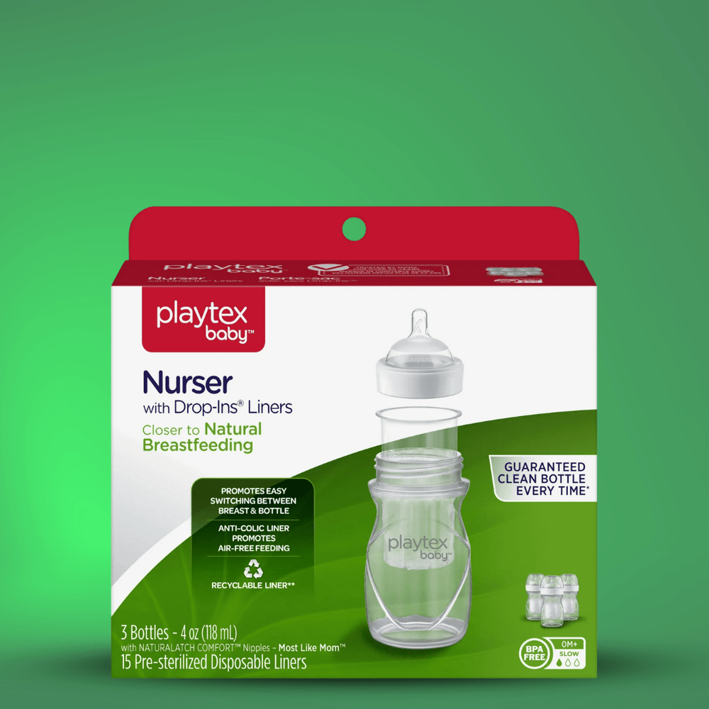 Buy Playtex Baby Nurser Bottles with Drop-Ins Liners Pack