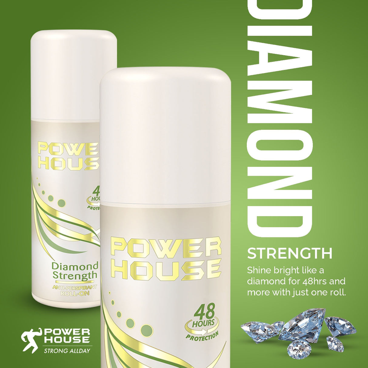 Look Alyfe Power House Diamond Strength Roll-On - 50ml