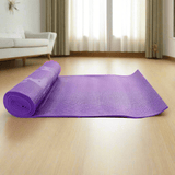 Look Alyfe Premium Folding PVC Non-slip Yoga Mat with Illustrated Poses & Stretches Exercise