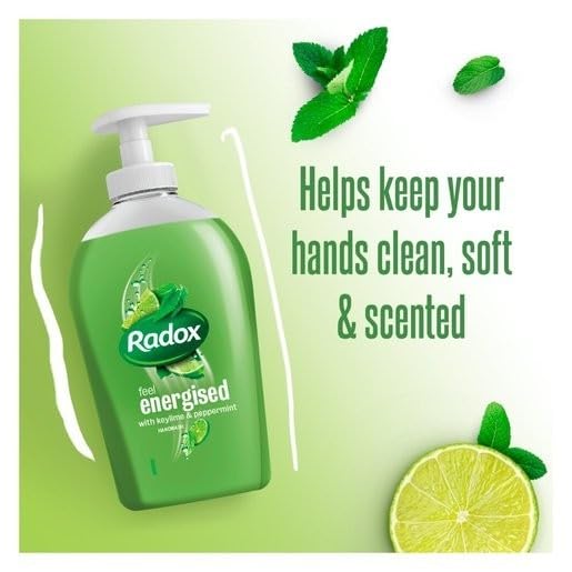 Look Alyfe Radox Feel Energised Keylime and Peppermint Cleansing Hand Wash Soap - 300ml