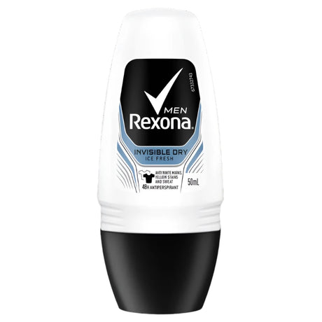 Look Alyfe Rexona Men Invisible Ice Fresh Roll-on Antiperspirant Deodorant - 50ml