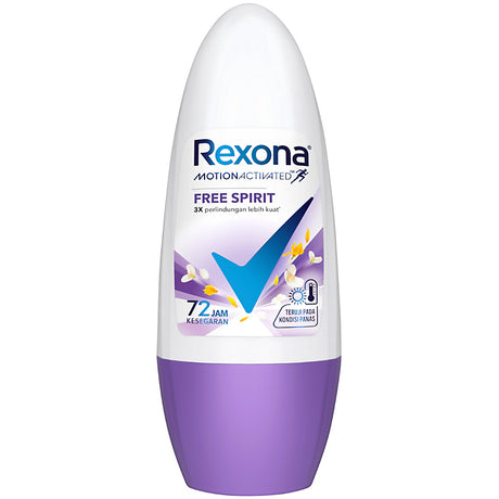 Look Alyfe Rexona Motion Activated Free Spirit Antiperspirant Roll-on Deodorant - 45ml