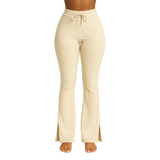 Look Alyfe RibFlex Halter-Neck Flared Lounge Pants