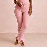 Look Alyfe RibFlex Halter-Neck Flared Lounge Pants