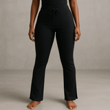 Look Alyfe RibFlex Halter-Neck Flared Lounge Pants