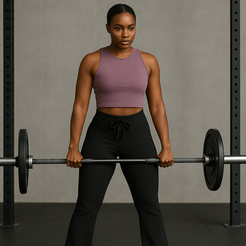 Look Alyfe RibFlex Halter-Neck Flared Lounge Pants