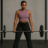 Look Alyfe RibFlex Halter-Neck Flared Lounge Pants