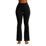 Look Alyfe RibFlex Halter-Neck Flared Lounge Pants