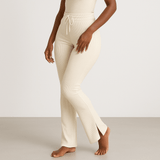 Look Alyfe RibFlex Halter-Neck Flared Lounge Pants
