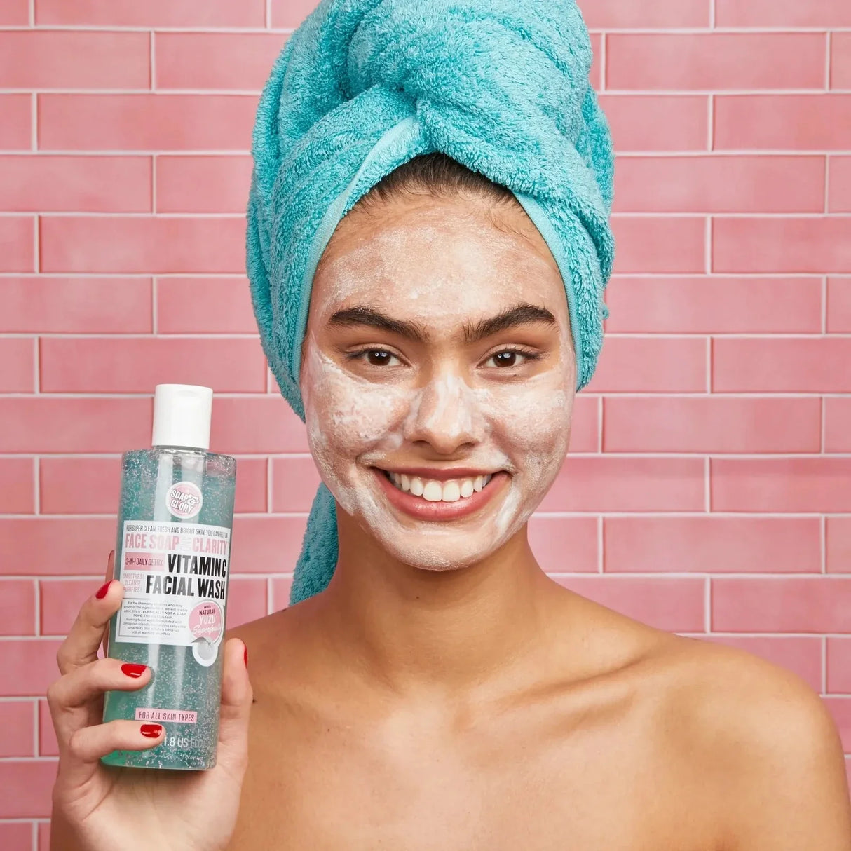 Look Alyfe Soap And Glory Face Soap And Clarity Vitamin C Facial Wash - 350ml