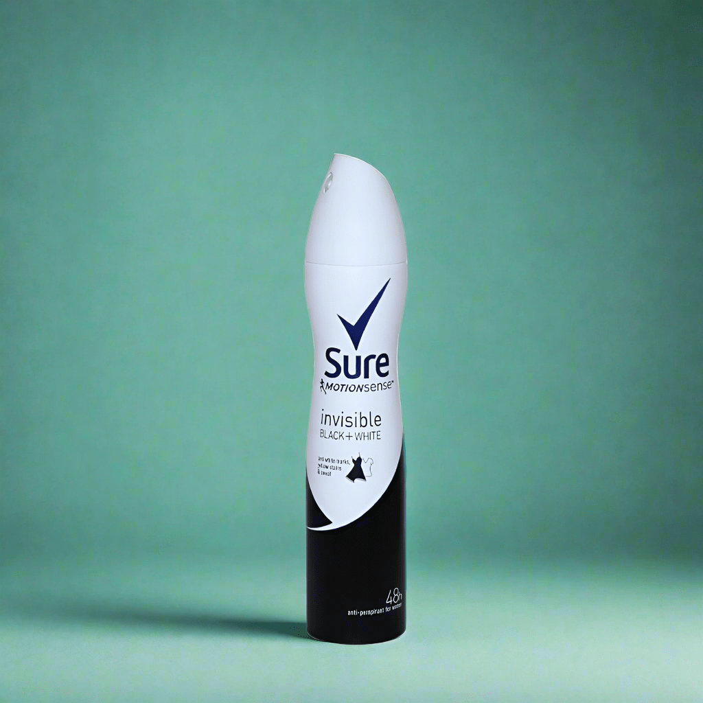 Look Alyfe Sure Invisible Black & White Anti-Perspirant Deodorant Spray - 250ml