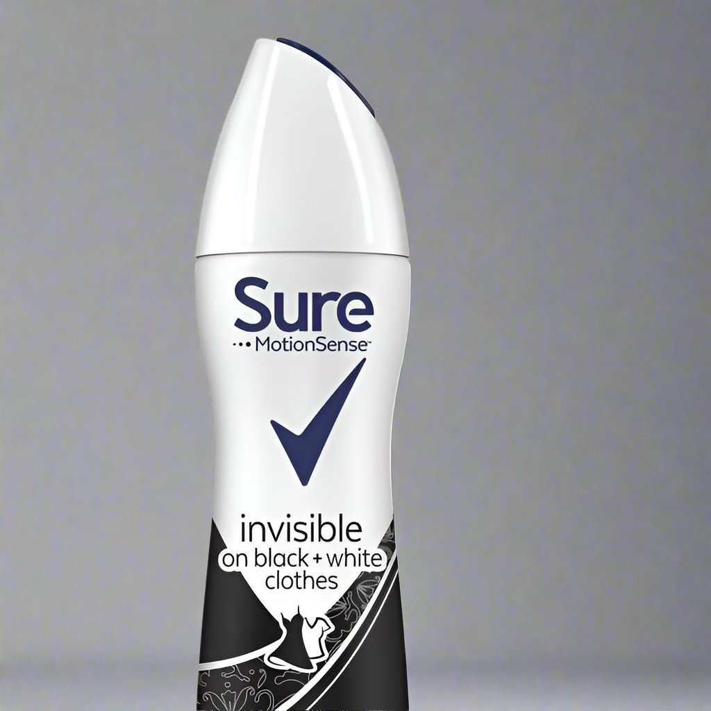 Look Alyfe Sure Invisible Black & White Anti-Perspirant Deodorant Spray - 250ml