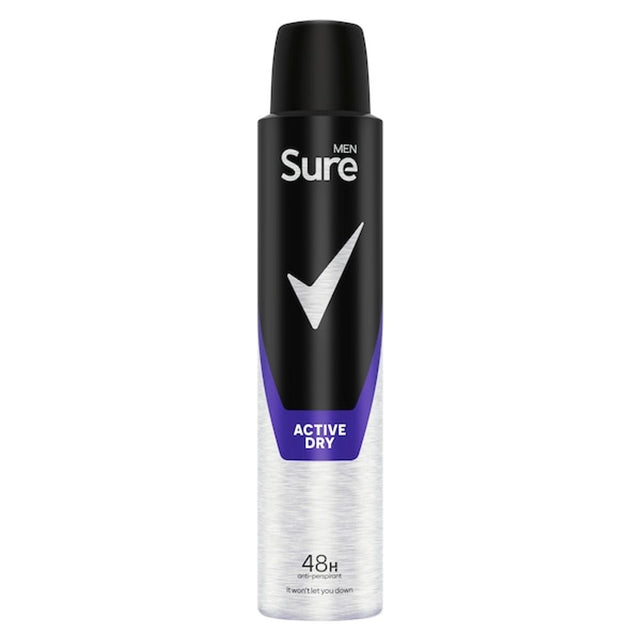 Look Alyfe Sure Men Active Dry Anti-Perspirant Deodorant Spray - 250ml