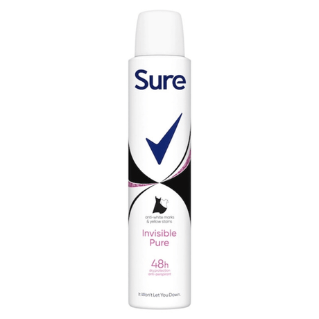 Look Alyfe Sure Women Invisible Pure Antiperspirant Deodorant Spray - 250ml