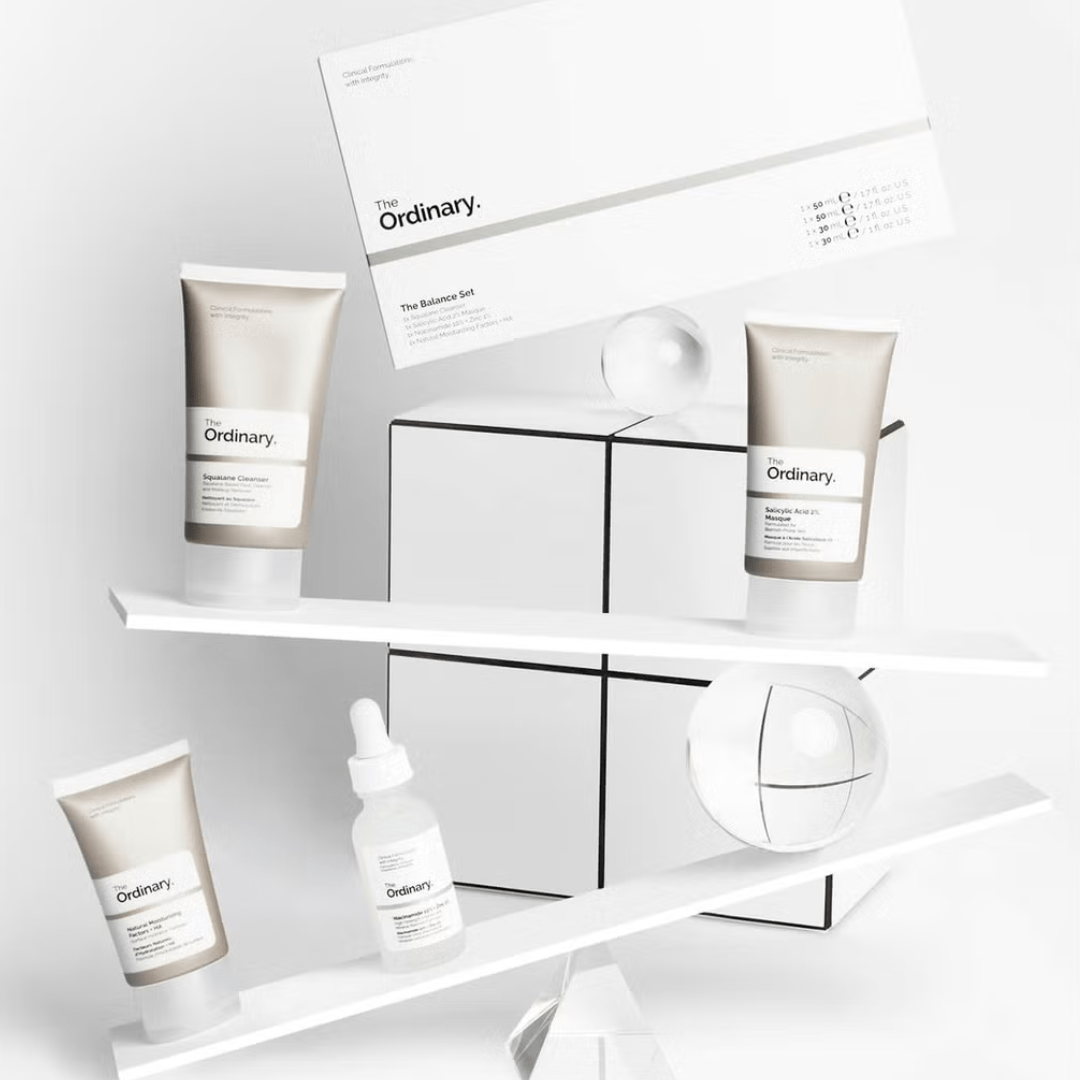 Look Alyfe The ordinary The Balance Skincare Set