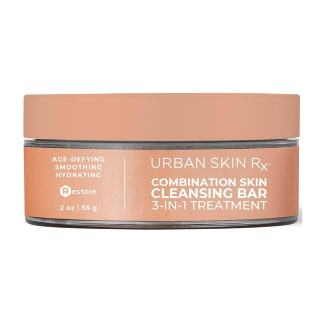 Look Alyfe Urban Skin Rx Combination Skin Cleansing Bar 3-in-1 Treatment - 56g