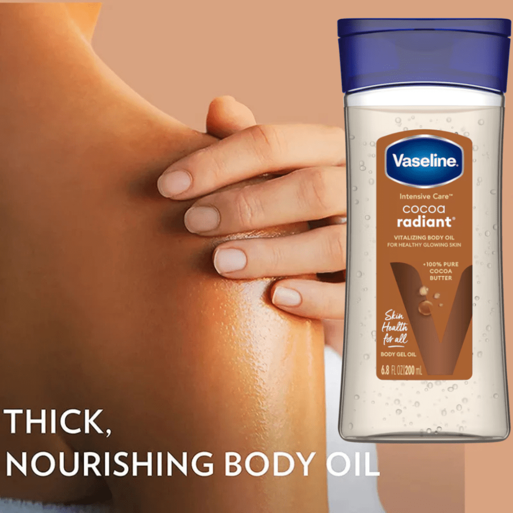 Look Alyfe Vaseline Intensive Care Cocoa Radiant Body Oil Gel - 200ml