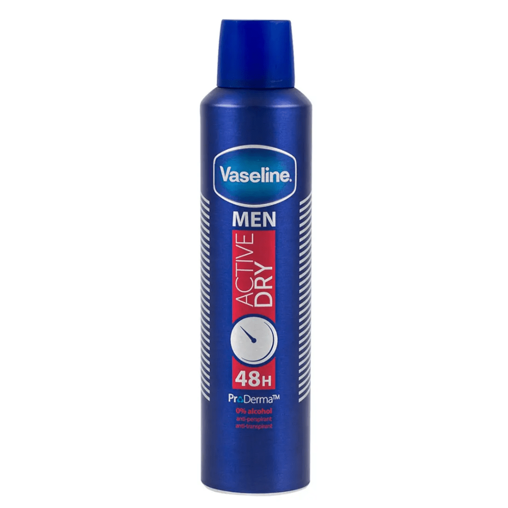 Look Alyfe Vaseline Men Active Dry Anti-Perspirant Deodorant Body Spray - 250ml