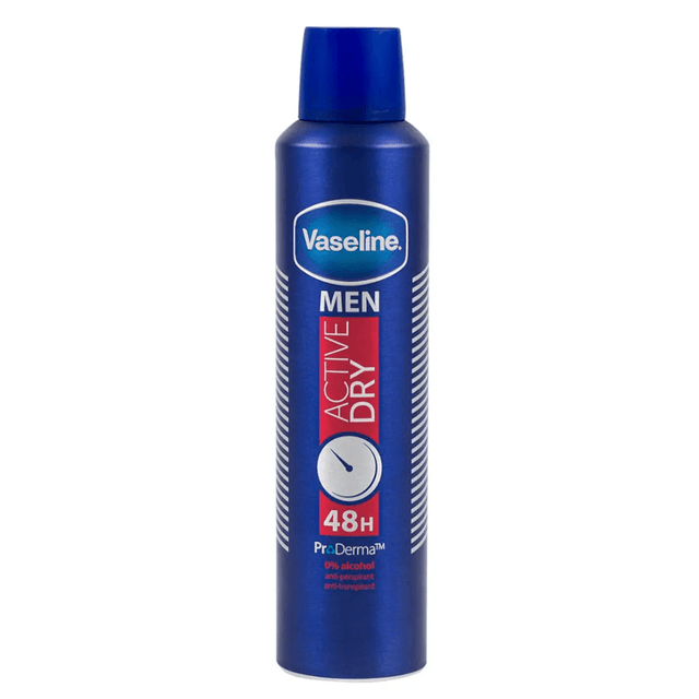 Look Alyfe Vaseline Men Active Dry Anti-Perspirant Deodorant Body Spray - 250ml