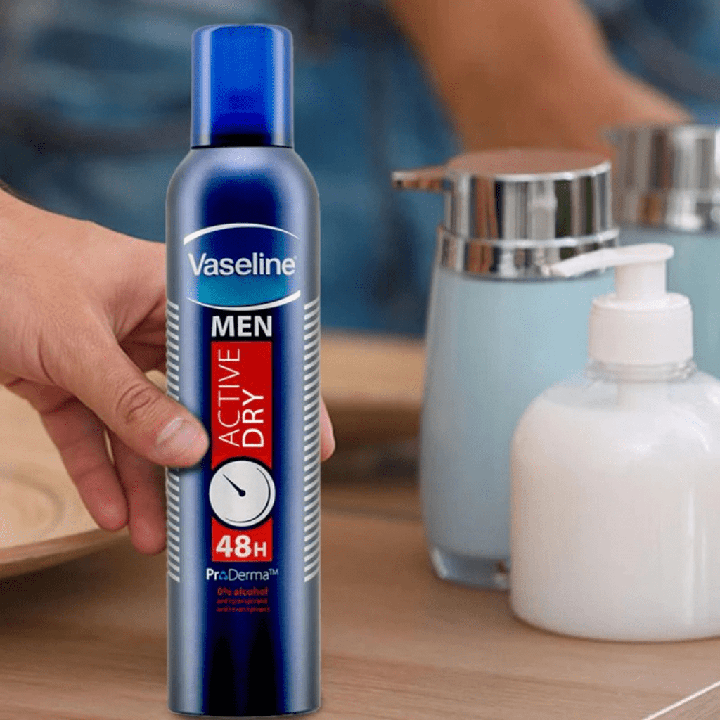 Look Alyfe Vaseline Men Active Dry Anti-Perspirant Deodorant Body Spray - 250ml