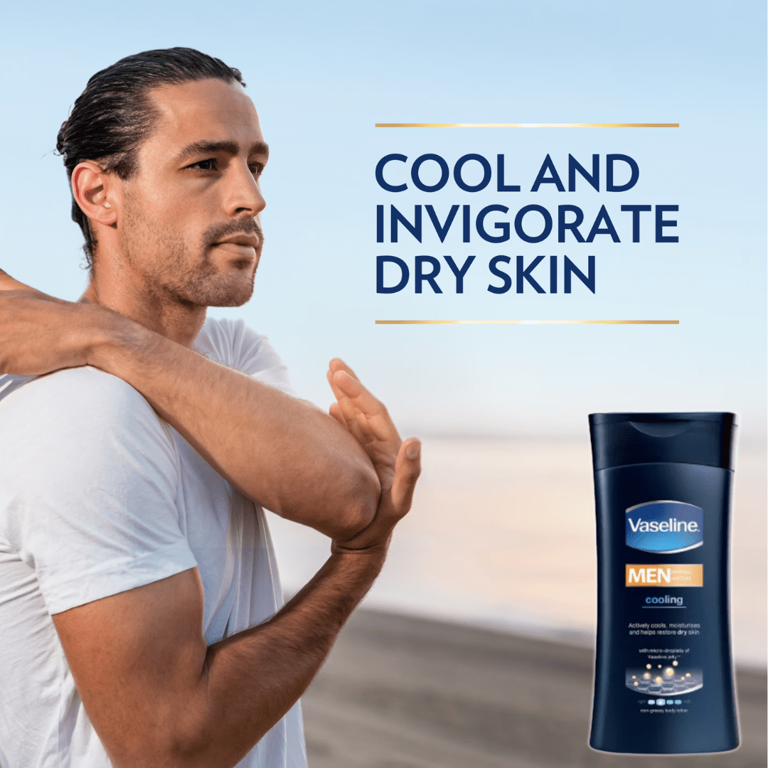 Look Alyfe Vaseline Men Cooling Hydration Body Lotion - 400ml