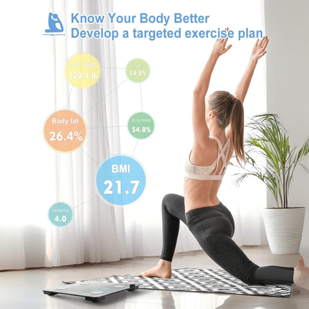 Look Alyfe Yohoolyo Smart Body Scale with App sync, Wi-Fi and Bluetooth - CF398BLE