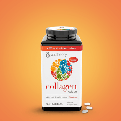 Look Alyfe Youtheory Advanced Collagen Plus Biotin Supplement - 6000mg
