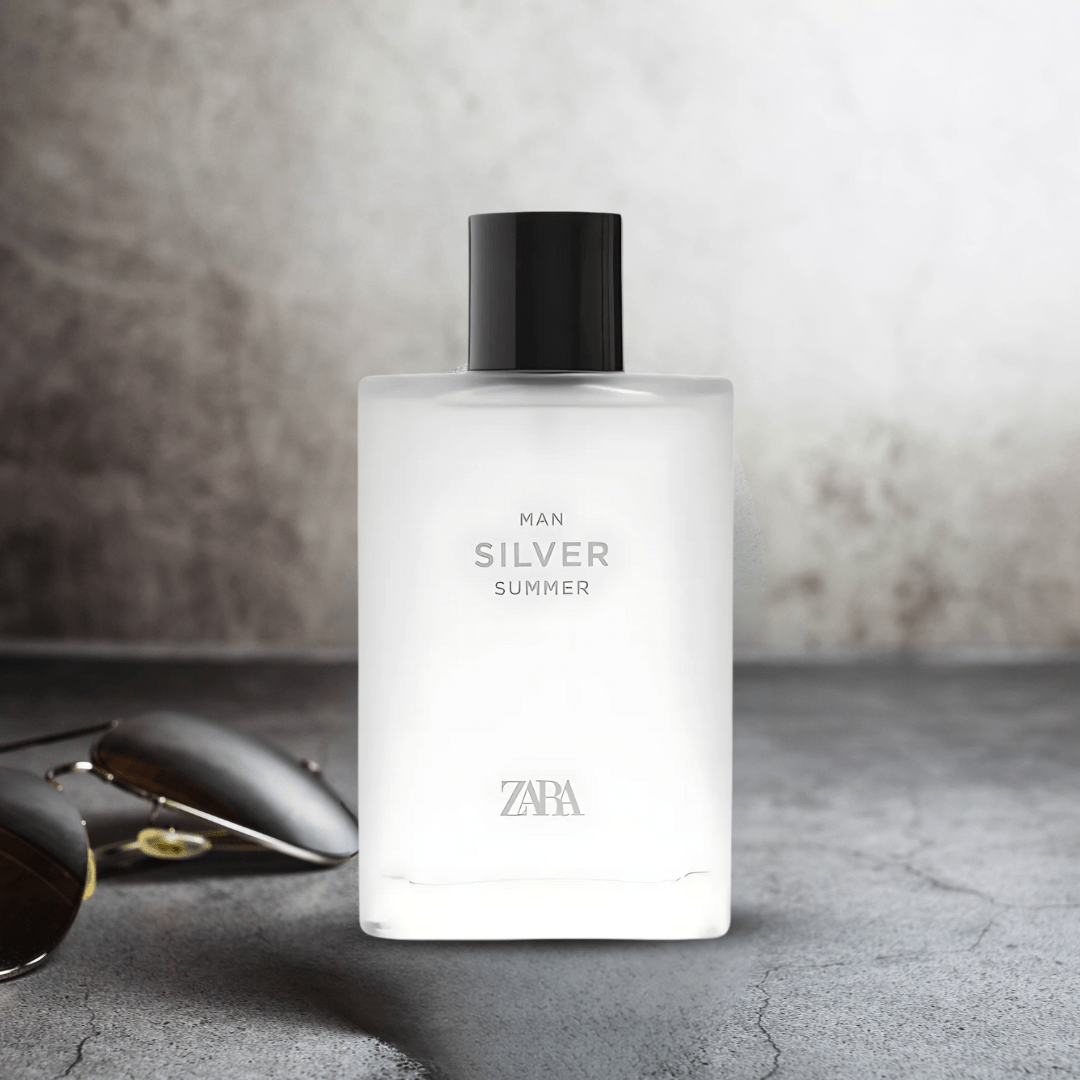 Look Alyfe Zara Silver Summer Cologne Eau De Toilette For Men - 90ml
