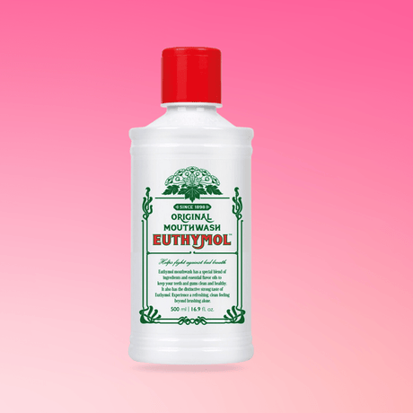 Euthymol Alcohol-Free Original Mouthwash - 500ml